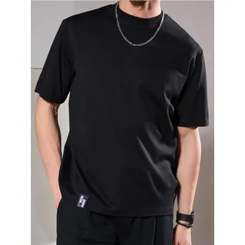 Pánská mikina Sinsay - Mikina s&nbsp;krátkými rukávy - černá - 835DT-99X - 835DT-99X-S