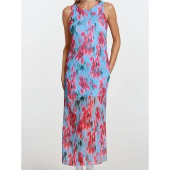 Dámská móda Sinsay - Dlouhá květinová šaty - vícebarevná - 073IQ-MLC - 073IQ-MLC-S