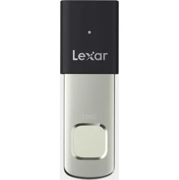USB flash disk Lexar JumpDrive Fingerprint F35pro USB 3.2 Gen1, up to R300/W350, 128GB LJDF35P128G-RNBNG