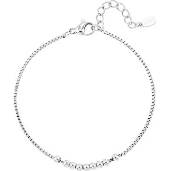 Náramek Jemný náramek „Silver Beads Line“ z chirurgické oceli č. 1921