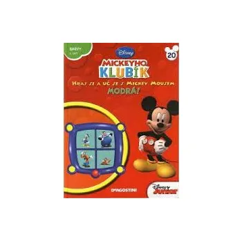 Pohádka Disney Mickeyho klubík modrá Stav: Nová - lehce poškozená