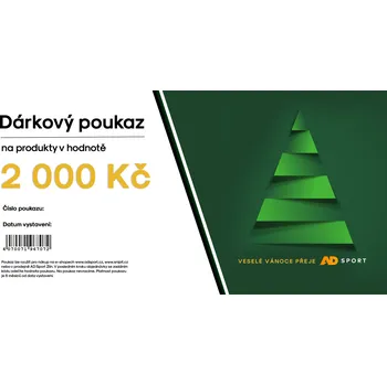 Dárkový potravinový koš Dárkový poukaz AD Sport DÁRKOVÝ POUKAZ NA 2 000 Kč CZ04POUKAZ2000