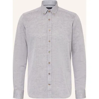 Pánská košile Strokesman's Pánská Košile Regular Fit S Lnem, olivová, 44