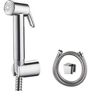 Ibergrif M20282 - WC ruční sprcha bidet sada s držákem a hadicí, chrom, stříbrná