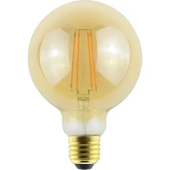 Žárovka Stmívatelná LED žárovka E27 7W G95 2500K retro - Kouřová