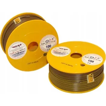 elektrický kabel Kabel LGY/H05V-K 1,00 mm2 100m Hnědo-Žlutý