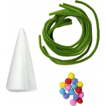 Vánoce Sada pěnových dekorativních doplňků - kreativní Vánoční stromek Sob DIY (Udělej si sám)