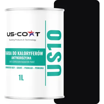 barva na kov Barva pro radiátory Antikorozní Odolná 1L Matná Černá 3v1