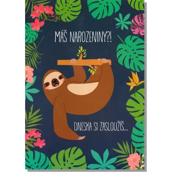 Albi Hrací přání k narozeninám LENOCHOD / LAZY SONG 6680283