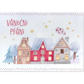 Albi Hrací přání Domečky - Vánoční přání / Kristina & David Deyl 6680534