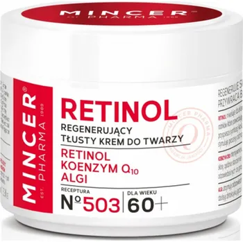 Pleťový krém Mincer Pharma Retinol 60+ Regenerační krém na obličej pro mastnou pleť 50 ml