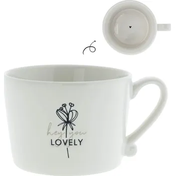 Bastion Collections Hrnek HEY YOU LOVELY in black, 300ml b320117