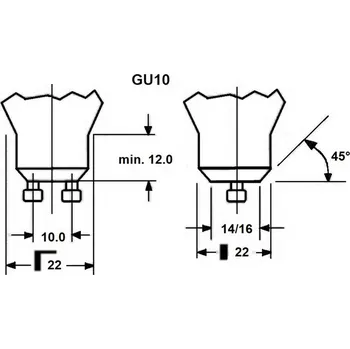 Lampička Sylvania LED žárovka SUPERIA RETRO ES50 GU10 4,6 W 940 620 lm 36°