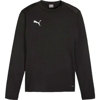 Pánská mikina Pánská sportovní mikina Puma TEAMGOAL TRAINING SWEAT M Černá, Bílá