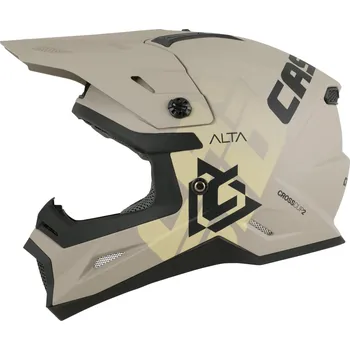 Helma na motorku Dětská motokrosová přilba CASSIDA Cross Cup 2 Alta Junior (písková matná/šedá) 2026