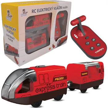 Vláček a vláčkodráha Sparkys Babu R/C elektrický vláček červený 2 ks
