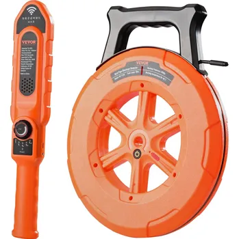 Detektor úniku vody Vevor Detektor ucpání potrubí 100ft/30m vodotěsný pro PVC, plast a kov