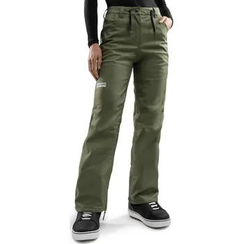 Snowboardové kalhoty SIROKO Snowboardové hardshell kalhoty dámské P2-W Taiga Zelená 2XS ZELENÁ