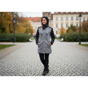 Dámská mikina Mikina CAPE CXS LADY Velikost XL šedo/černá