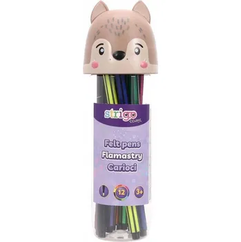 Fixy v balení popisovače fixy kusů barev Strigo Wilk