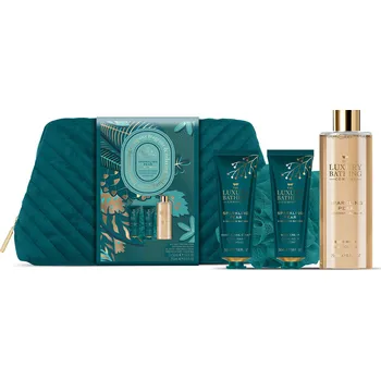 Kosmetická sada The Luxury Bathing Company dárková sada péče o tělo v taštičce hruška/květ nektarinky 4 ks