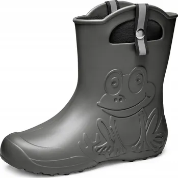 Pracovní obuv Holínky dámské zateplené gumové lehké pěnové LADEHEID Šedé 36-37