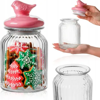 Sklenice Sklenice s víčkem Superbutelki, průměr 73 mm, 1 ks