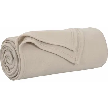Bytový textil Plažová deka Béžová 240 x 220 cm Fleece
