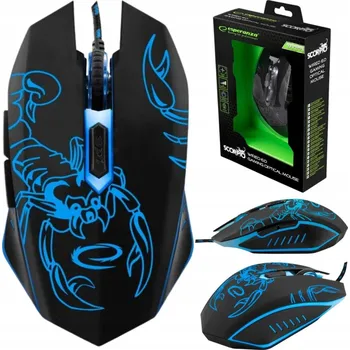 Myš Drátová myš Esperanza ES593141 optický senzor