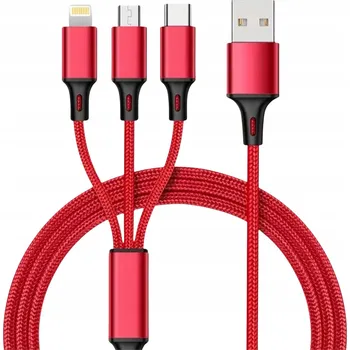 Datový kabel Kabel USB WS - USB typ C, 1,2 m, vícebarevný
