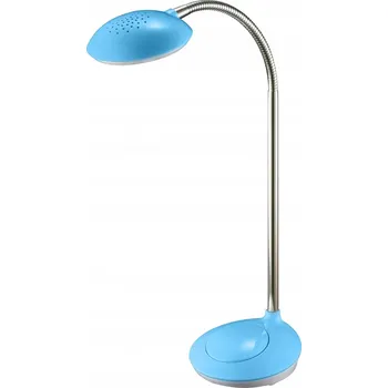 Lampička MODRÁ PASTELOVÁ LED stolní lampička 4W USB, nastavitelná, vhodná do školy