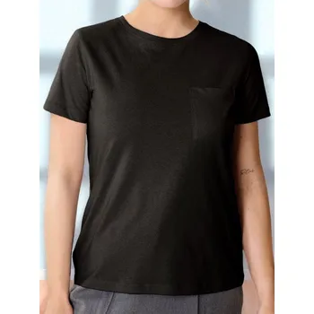 Dámské oblečení Sinsay - Tričko basic - černá - 760BB-99X - 760BB-99X-S