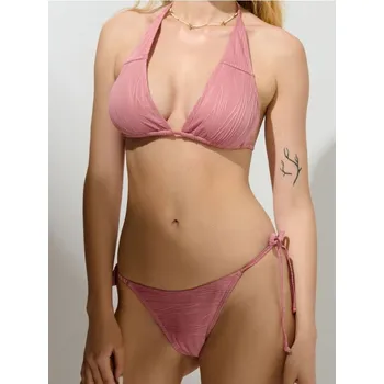 Dámské oblečení Sinsay - Dámské plavky horní díl - růžová - 4883Z-39X - 4883Z-39X-M-1
