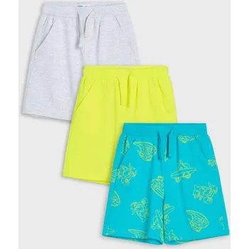 Sinsay - Sada 3&nbsp;kraťas - světle modrá - 325DZ-50X - 325DZ-50X-140