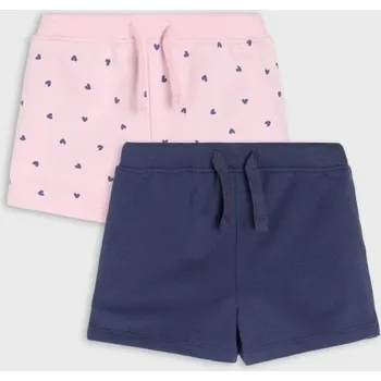 Dětská móda Sinsay - Sada 2 kraťas - levandulová - 399DG-04X - 399DG-04X-68