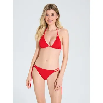 Dámské plavky Sinsay - Spodní díl bikin - červená - 084EP-33X - 084EP-33X-XS