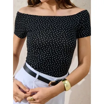 Sinsay - Halenka s odhalenými rameny - vícebarevná - 343EV-MLC - 343EV-MLC-XXS