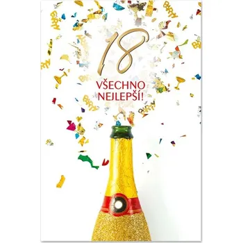 Ditipo Blahopřání - K VÝROČÍ 18tiny (sekt) 6890577