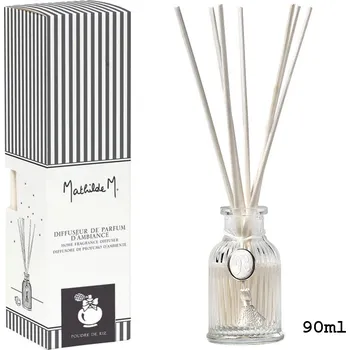 Aroma difuzér Mathilde M. - POUDRE DE RIZ, difuzér 90 ml, pruh m850003