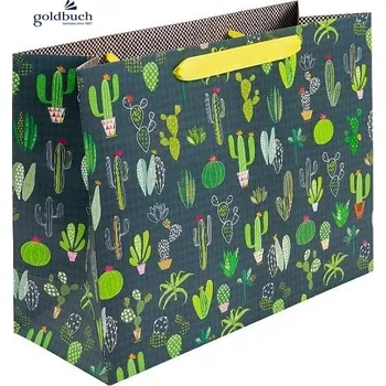 Dárková taška Dárková taška L 46425 Goldbuch CACTUS COLLECTIONS, 33 x 27 x 13 cm 7860146