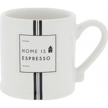Bastion Collections Hrneček Espresso HOME IS ESPRESSO in black, 70 ml b300020
