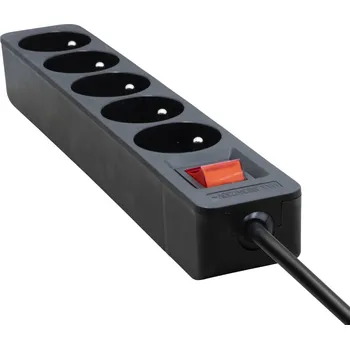 Prodlužovací kabel Brennenstuhl Eco-Line 5zásuvková napájecí lišta s vypínačem – 1,5 m