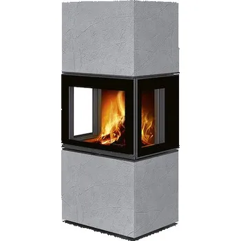 Krbová kamna Romotop Lera C G Thermaline šedý světlý 61