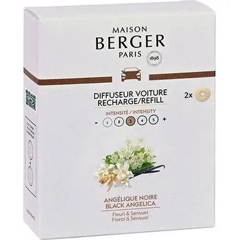Vůně do auta Maison Berger CAR - BLACK ANGELICA, keramická náplň 2ks 8250111