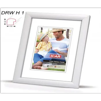 Rám na obraz Rámeček dřevěný Icar DRWH 40x40cm, bílý r090043