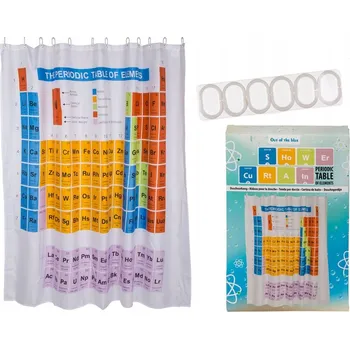 Prostěradlo Textilní sprchový Zasłona Out of The Blue 180 x 180 cm