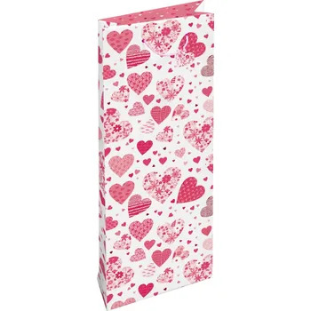 Dárková taška Alvarak Dárková taška na lahev TB - 22507, SRDÍČKA 7970048