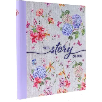 Fotoalbum Fotoalbum samolepicí 60stran DRS30 Gedeon FLOWER STORY modré a300743