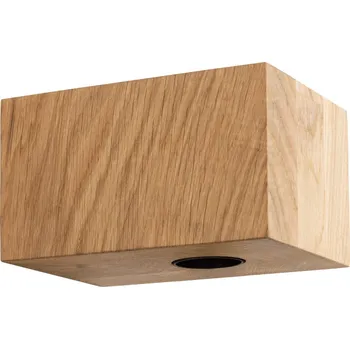 Lampička Segula Nástěnné světlo Cozy, olejovaný dub, tvar kostky, E27 1 x 15 W - Doprava zdarma