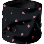 Dětský fleecový nákrčník UNUO BASIC UNI Černá, Růžová